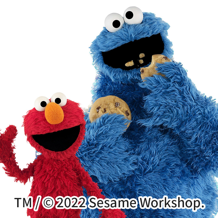 Elmo & Cookie Monster